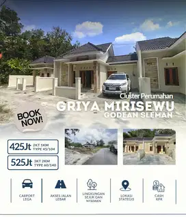 BARU Griya Mirisewu Godean KM 12 Sidorejo 8 Unit Rumah 400 Jutaan