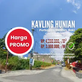 Kavling Hunian Purbayan Gentan Baki Harga Promo