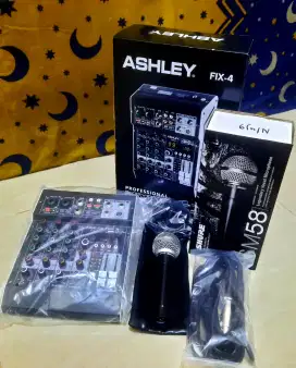 ALAT KAROKE RUMAHAN ASHLEY & SHURE
