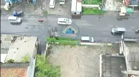 Disewakan Tanah beserta Bangunan Ex Matrial di Jalan Raya Curug