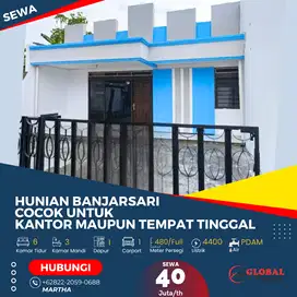 Hunian Banjarsari Cocok Untuk Kantor Maupun Tempat Tinggal