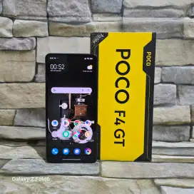 Poco F4 GT 5G 12/256 Black Fulset segel mulus 98%