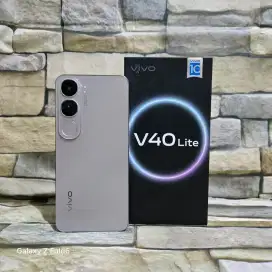Vivo V40 Lite 4G 8/256 Silver Fulset segel mulus 98% Garansi panjang
