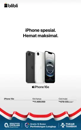 IPHONE 15 & 16 SERIES - BLIBLI GALAXY MALL 2 SURABAYA