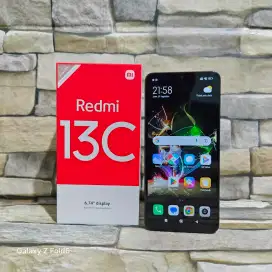 Xiaomi Redmi 13c 8/256 4G Fullset Segel Normal Mulus 98%