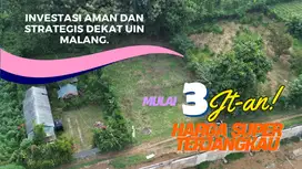 Tanah SHM Dekat Kampus UIN 3 Malang Lokasi Strategis