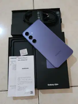 Samsung S24 Plus 5G 12/512Gb, warna Violet SEIN, kondisi 99,9% Mulus