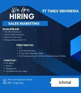 LOWONGAN MARKETING