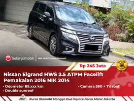 [ GARANSI 1TH ] Nissan Elgrand High way star HWS 2.5 ATPM 2014/2016