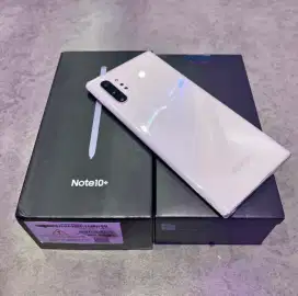 Samsung Note 10 plus 12/256gb lengkap mulus nominus