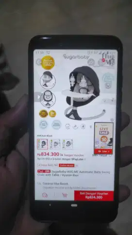 Dijual ayunan bayi merek sugarbaby murah jarang pakai