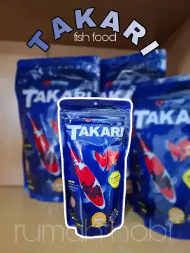 TAKARI Pakan Ikan - Pelet Ikan - Fish Food Ukuran 1mm berat 100gram