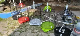 5 kandang burung like new