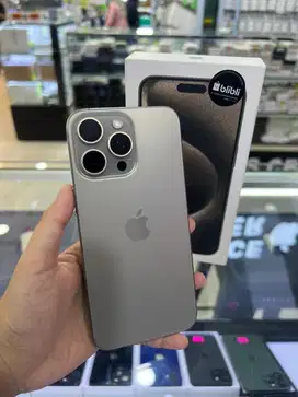 SECOND IPHONE 15 PRO MAX 256GB EX IBOX MULUS PEMAKAIAN