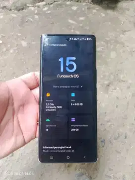 Jual vivo V27 5G 8/256 mulus fullset. Layar lengkung