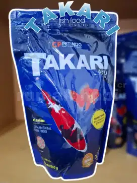 TAKARI Pakan Ikan - Pelet Ikan - Fish Food Ukuran 5mm berat 500gram