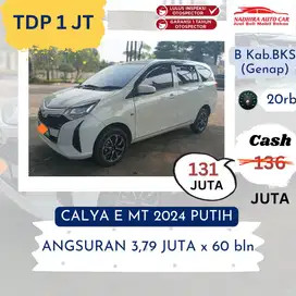 TDP Hanya 1 Juta Calya E MT 2024 Putih
