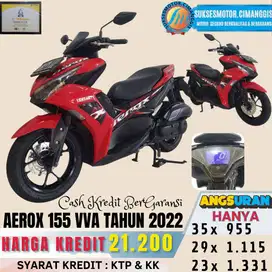 AEROX 155 VVA TERMURAH CASH/KREDIT PROMO UNIT LAINYA KLIK PROFIL