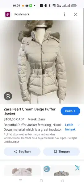 Jacket Zara Made in myanmar lembut