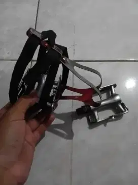 Pedal+toeclip fixgear