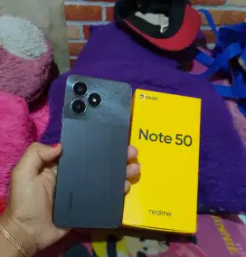 Realme note 50 ram 3+4/64 fullset full ori!.