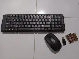Mouse dan Keyboard Logitech K220 oke punya