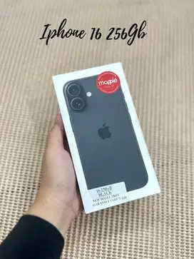 IPHONE 16 256GB BLACK NEW RESMI INDONESIA