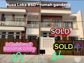 Rumah Baru ,strategis, dekat Santa Ursula, hanya 3.8M di Nusa Loka BSD