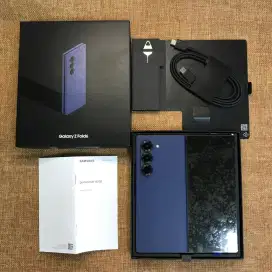 Samsung Z Fold 6 5G 512GB Navy Blue super Like new Garansi resmi SEIN