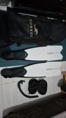 LONG FINS FULL SET (Masker Freedive & Tas)