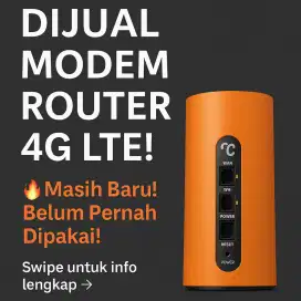 DI JUAL MODEM Merk TREN ROUTER 4G LTE – BARU & MULUS!