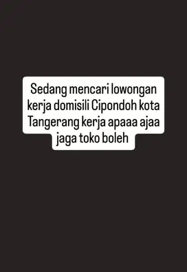 Mencari lowongan kerja