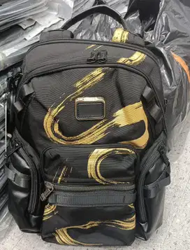 Tumi Backpack Snake Balck with Yellow