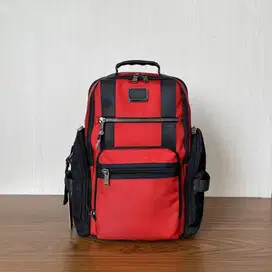 Tumi Backpack Navigation Red Black