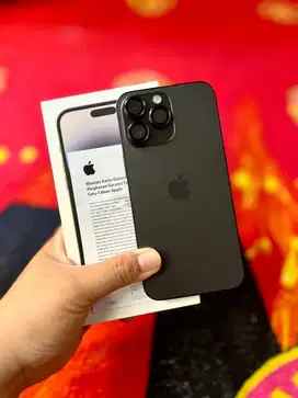 iphone 14 Pro Max 256gb iBox resmi Space Black Fullset ori Mulus