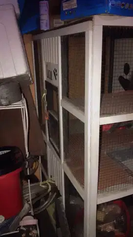 Kandang kucing besar tinggi melebihi orang dewasa /dan rak bunga 2