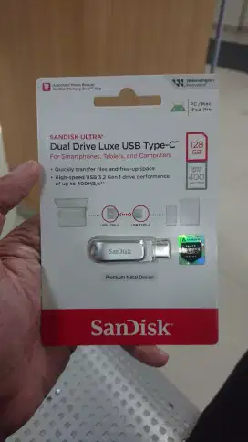 Flashdisk sandisk 128GB ori baru