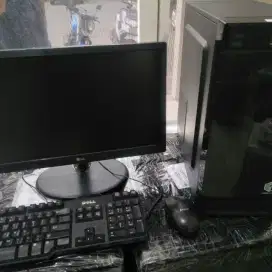 Komputer fullset siap pakai intel core i5 barang baru bergaransi