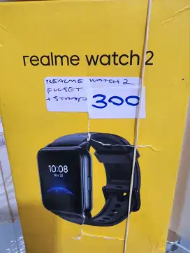 Smartwatch Realme watch 2 , Lengkap fullsett , kondisi second like new