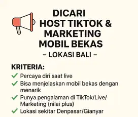 Lowongan kerja di showroom mobil
