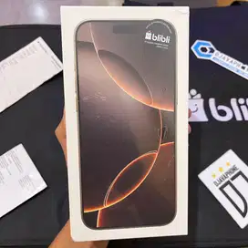 iPhone 16 Pro Max Desert Titanium 256GB NEW Garansi Resmi iBox 1 Tahun