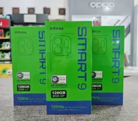 Infinix smart 9HD 4+4/64GB.Baru dan bergaransi resmi 1Tahun.