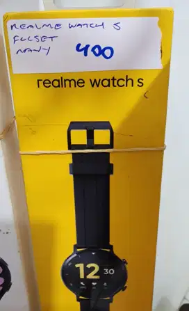 Smartwatch Realme watch s , Lengkap fullsett , kondisi second like new
