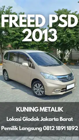 Honda Freed E PSD Facelift 2013 – Warna Langka Kuning Metalik