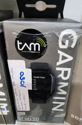 Smartwatch Garmin venu sq music , Lengkap dus , second like new