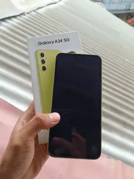 Jual Samsung galaxy a34 5g minus lecet dikit ram 8/256 nego tipis