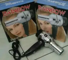 Hair dryer / hairdryer / pengering rambut Rainbow daya 350 watt