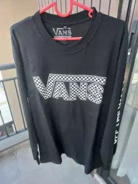 Tshirt Vans Longsleeve Black