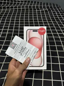 Iphone 15 128 pink new segel resmi