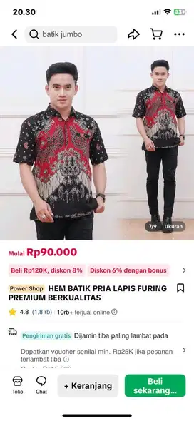 BATIK PREMIUM XXL